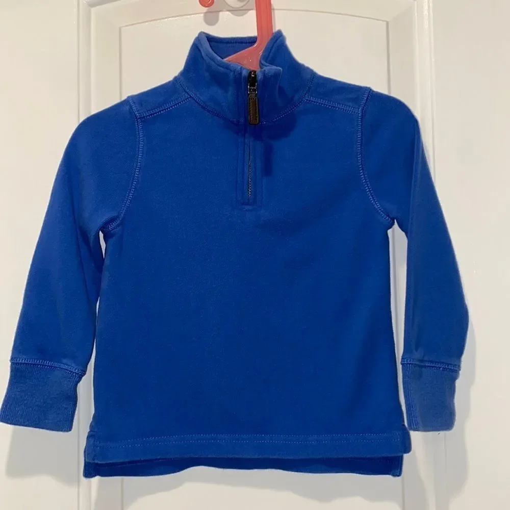 Crewcuts  Quarter Zip cotton sweater Size 2